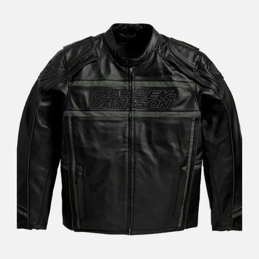Harley Davidson Men’s Black Leather Jacket