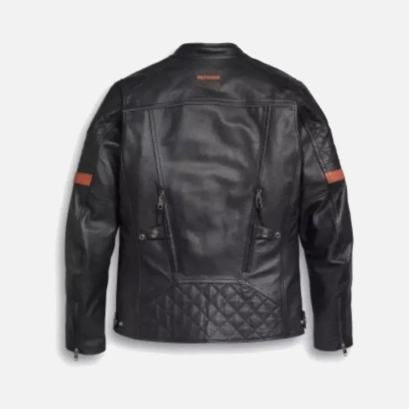 Harley Davidson Men’s Waterproof H-D Leather Jacket