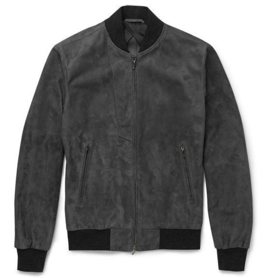 Leather Jacket Men Pure Suede Flight