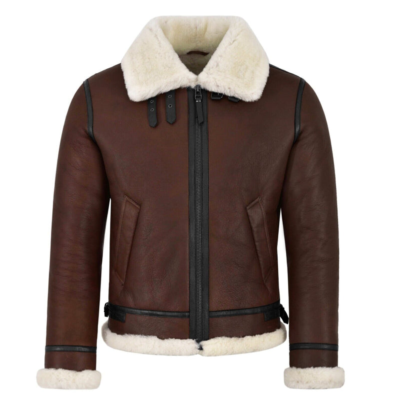 Men's Shearling Leather Jacket
