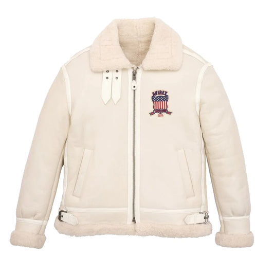 Shearling Snow White B3 Icon Leather jacket