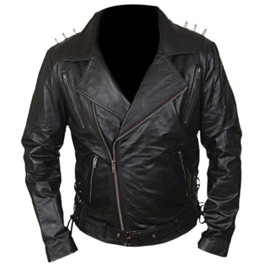 black Motorbike Biker Jacket