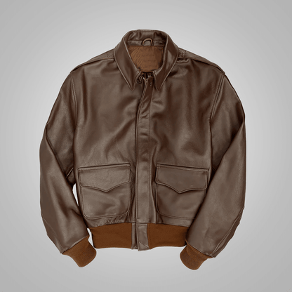 A2 Flying RAF Sheepskin Aviator Leather Jacket For Men