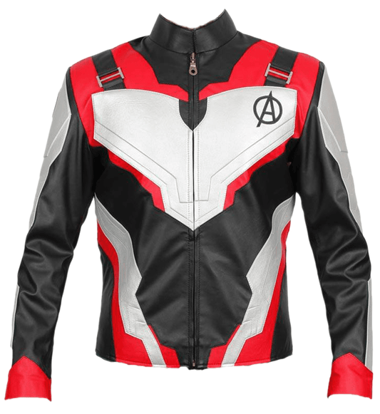 Genuine Real Leather Jacket Red