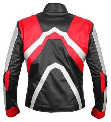 Genuine Real Leather Jacket Red