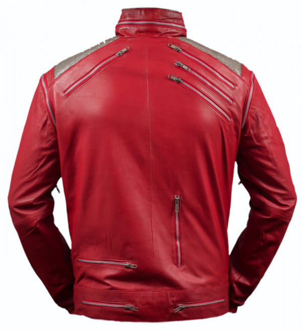 Red leather Jacket