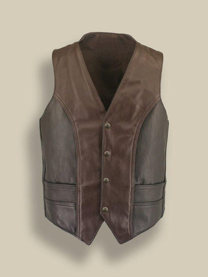 Men's Vintage Leather Vest